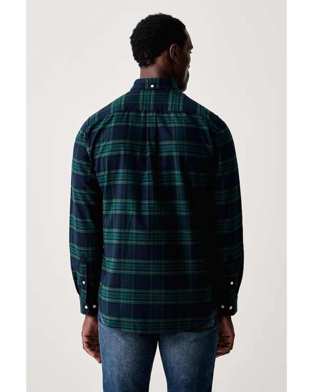 Camicia Da Uomo di Barbour in Blue da Uomo