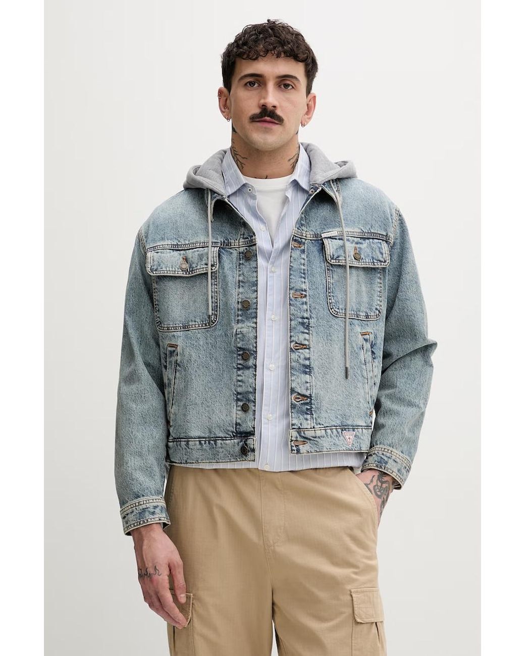 Giacca Da Uomo di Guess in Blue da Uomo
