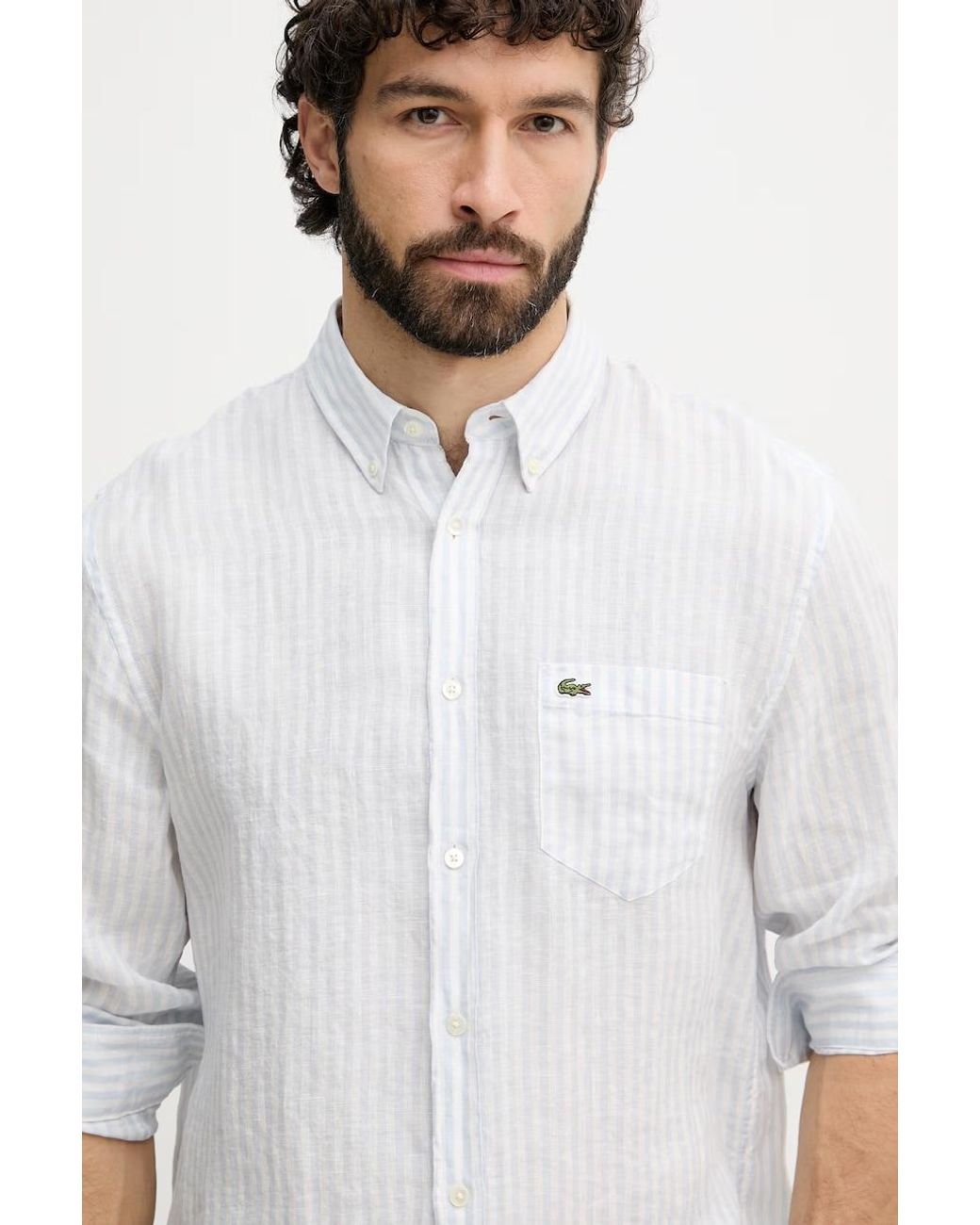 Camicia Da Uomo di Lacoste in White da Uomo