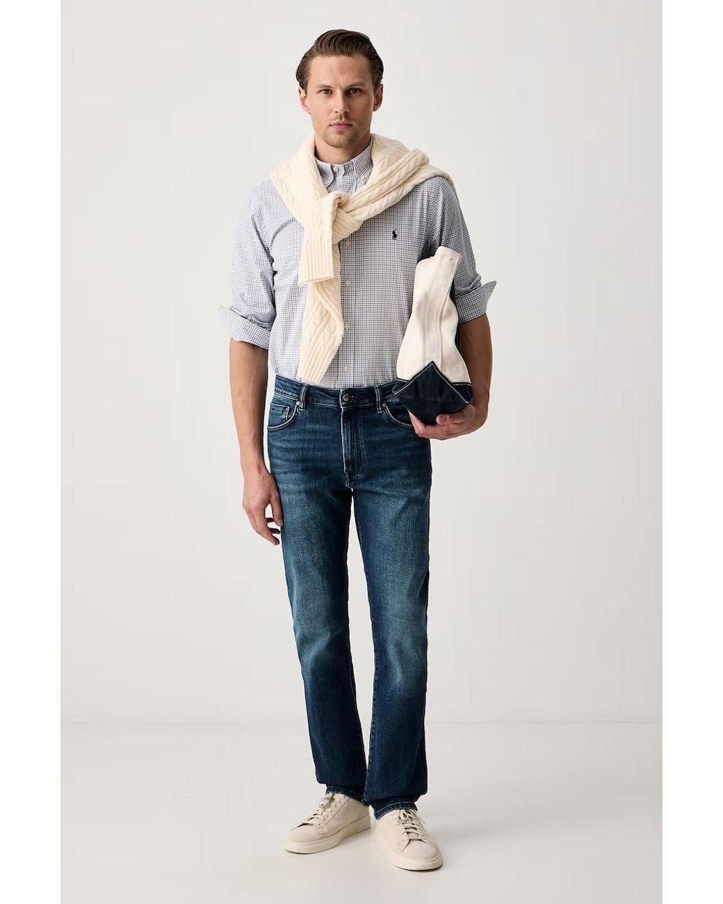 Jeans Regular Da Uomo di Hackett in Blue da Uomo