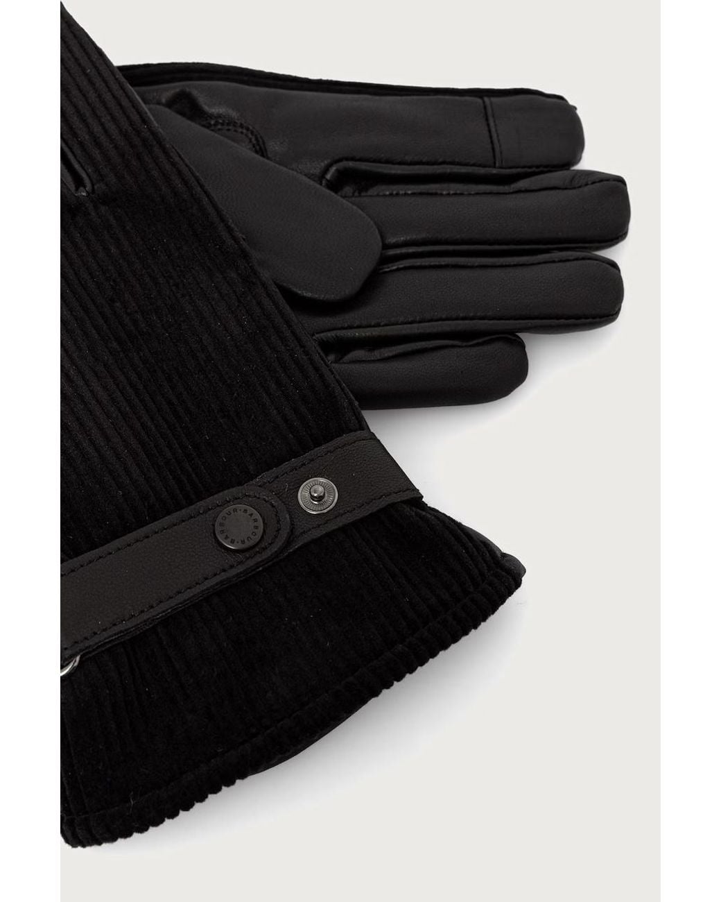 Guanti Da Uomo di Barbour in Black da Uomo