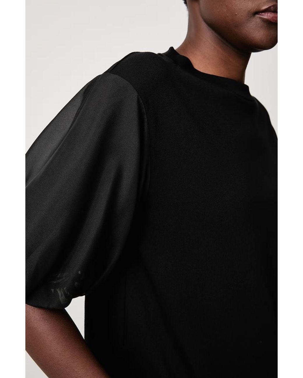 Camicetta Da Donna Con Cotone di Sisley in Black