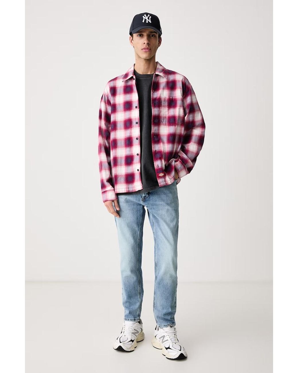 Camicia Da Uomo Con Cotone di Dickies in Red da Uomo