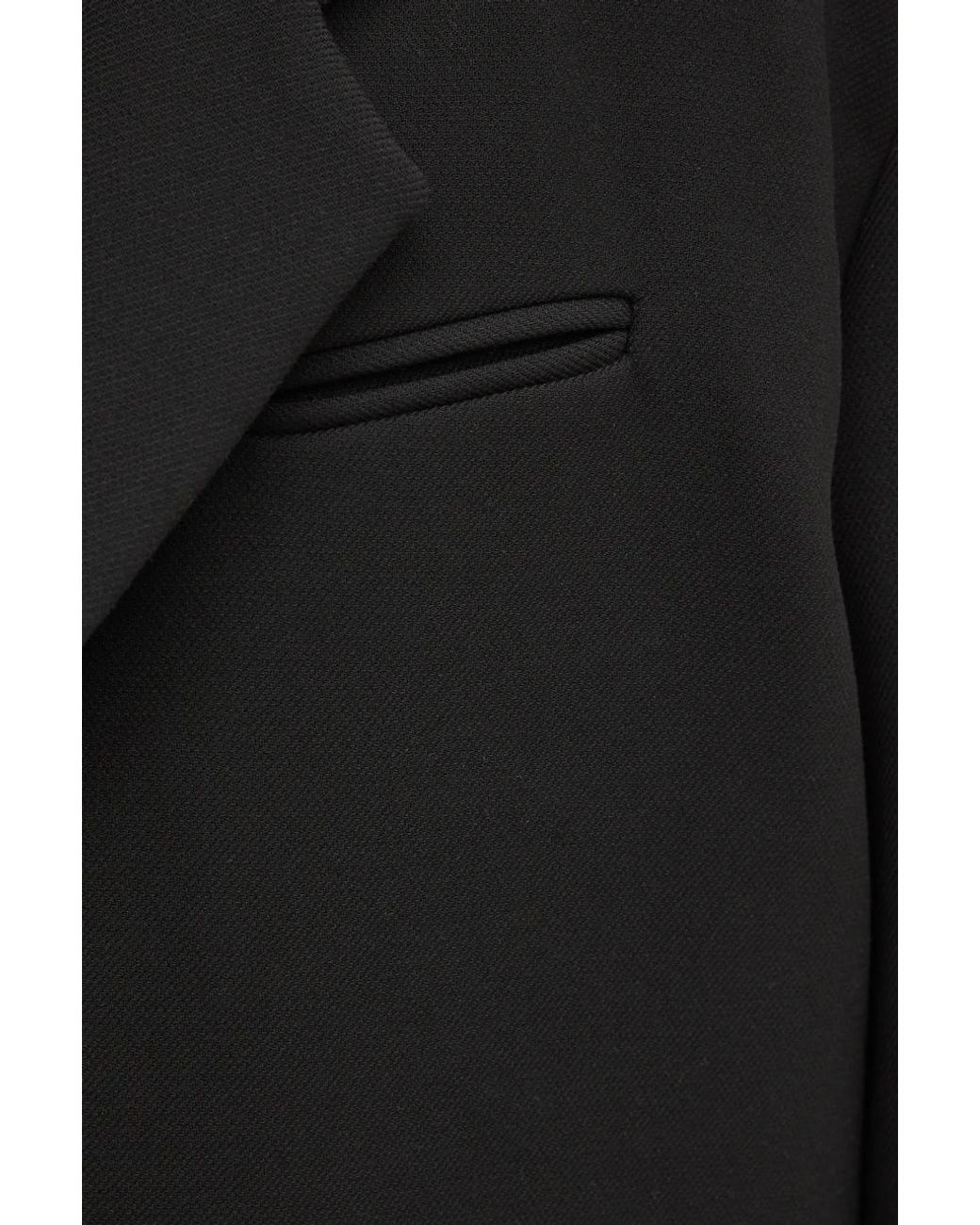 Cappotto Con Aggiunta Di Lana di Won Hundred in Black da Uomo