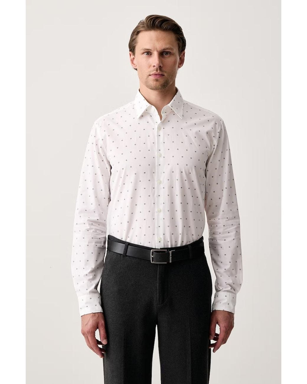 Camicia Da Uomo di HUGO in White da Uomo