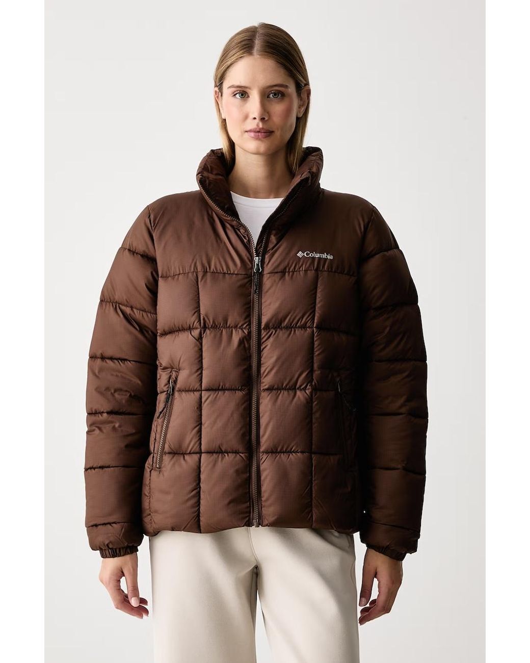 Giacca Da Donna Puffect di Columbia in Brown