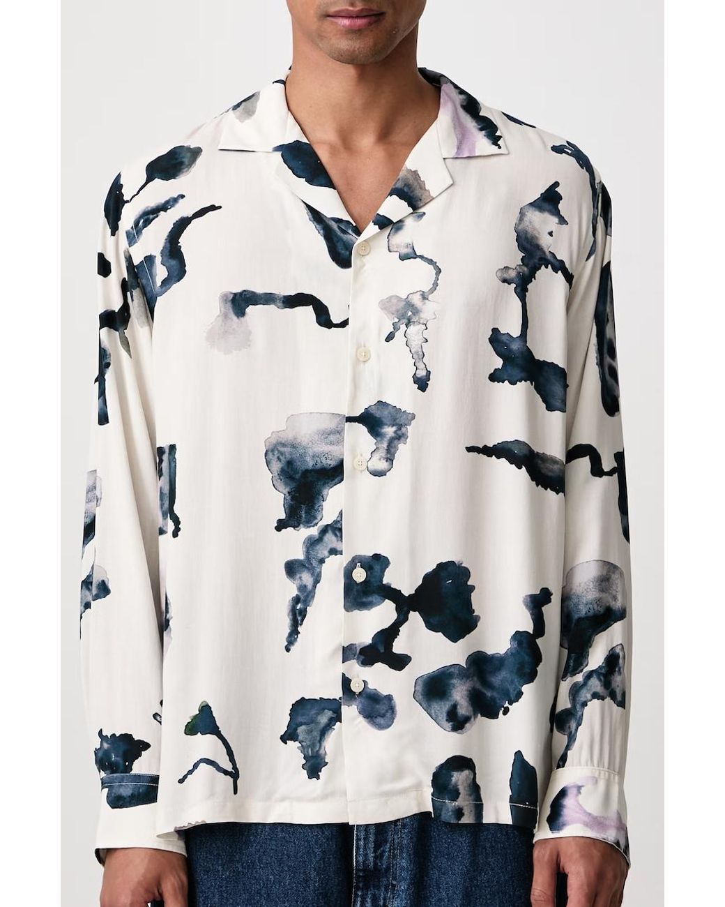 Camicia Da Uomo di Oas in Gray da Uomo
