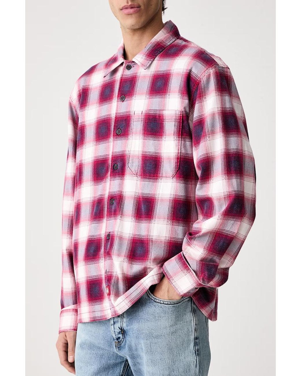Camicia Da Uomo Con Cotone di Dickies in Red da Uomo