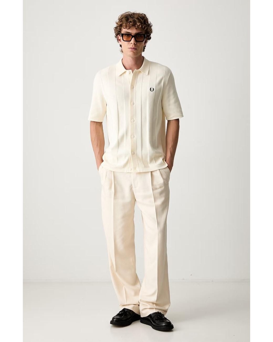 Camicia Da Uomo di Fred Perry in White da Uomo