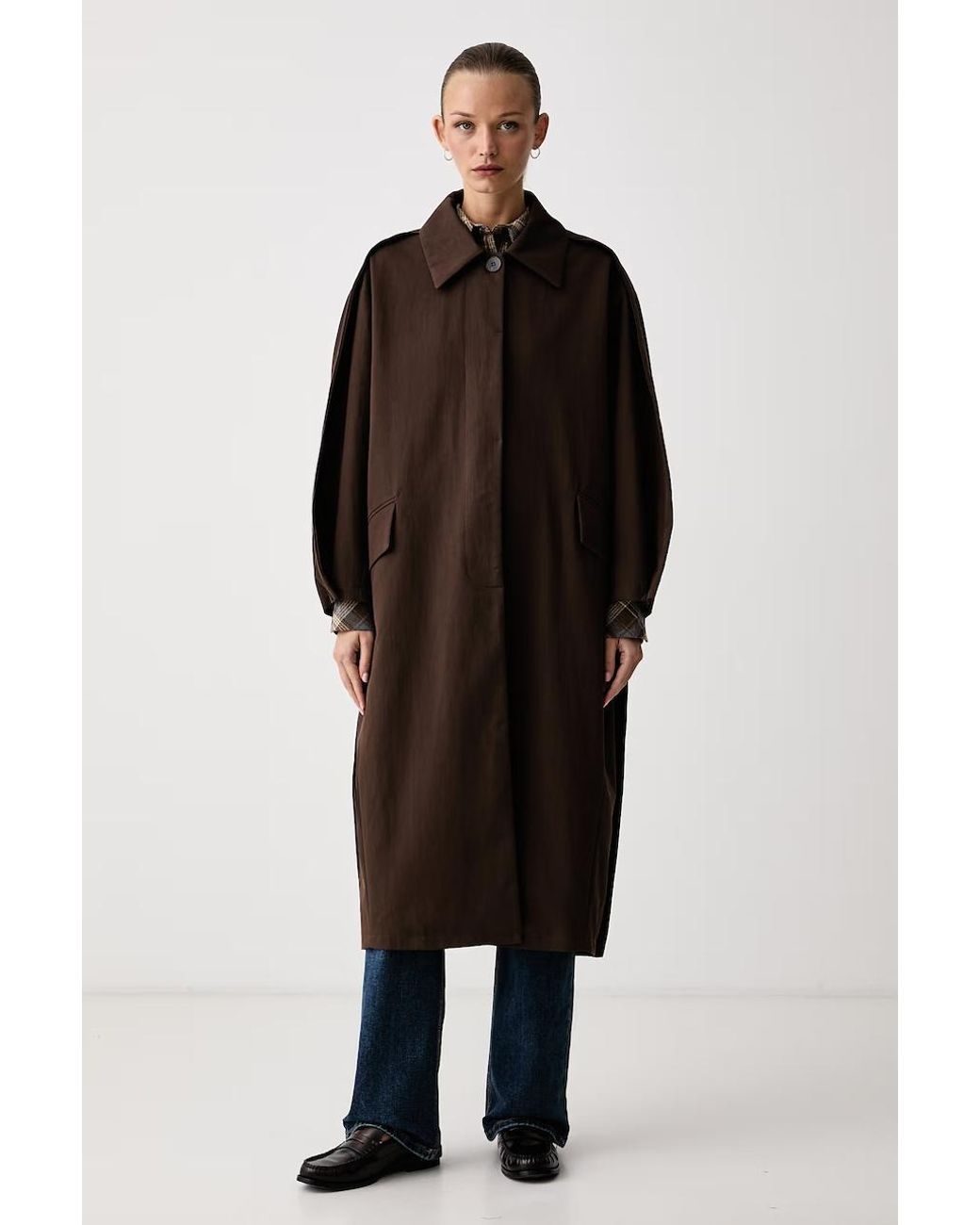 Cappotto Da Donna Con Cotone di ELEH in Black