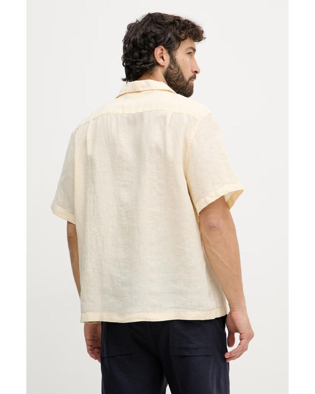 Camicia Da Uomo di Lacoste in Natural da Uomo