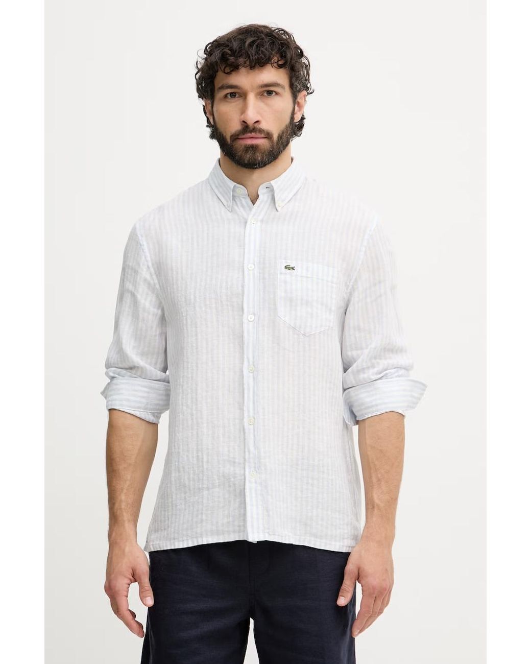 Camicia Da Uomo di Lacoste in White da Uomo