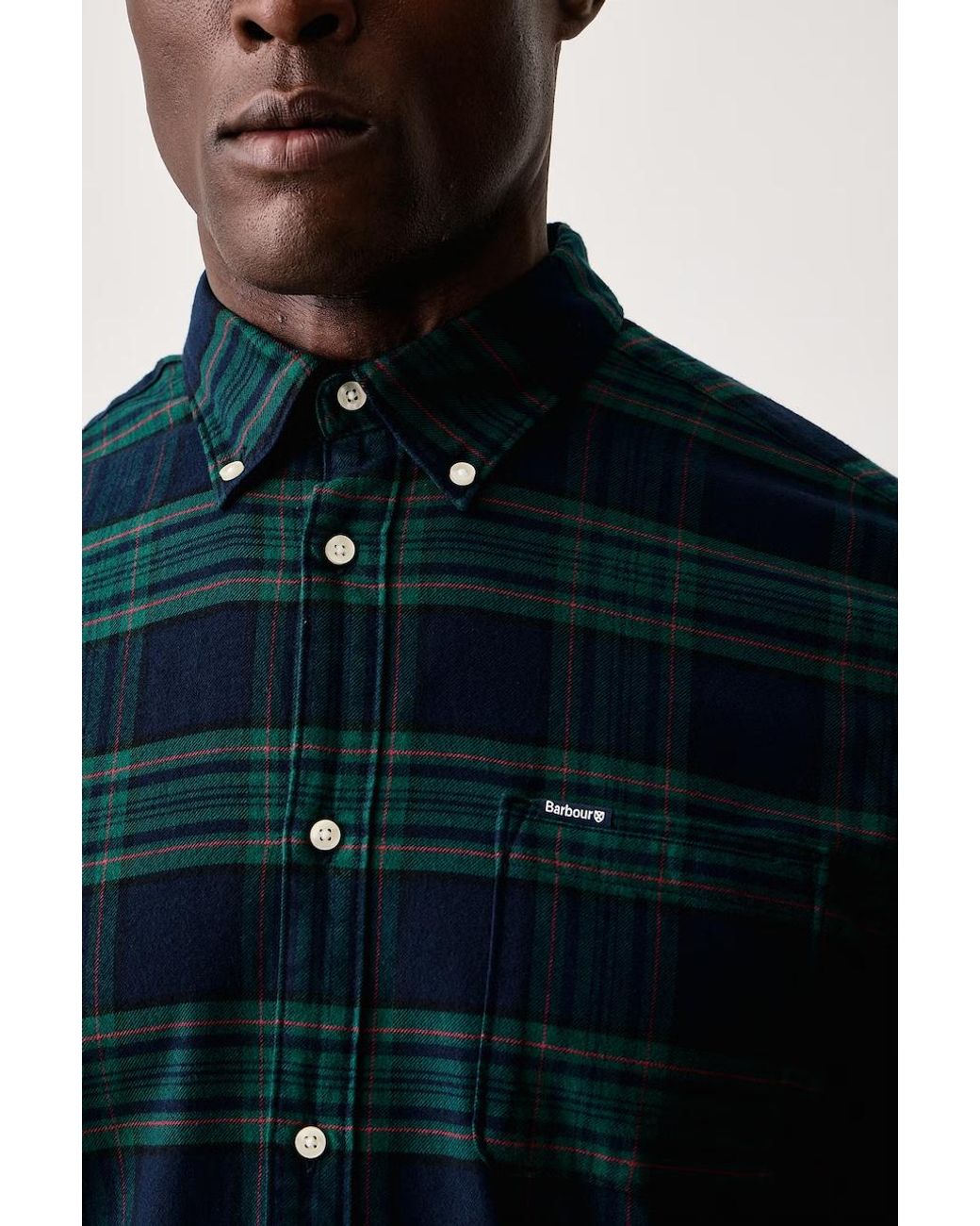 Camicia Da Uomo di Barbour in Blue da Uomo