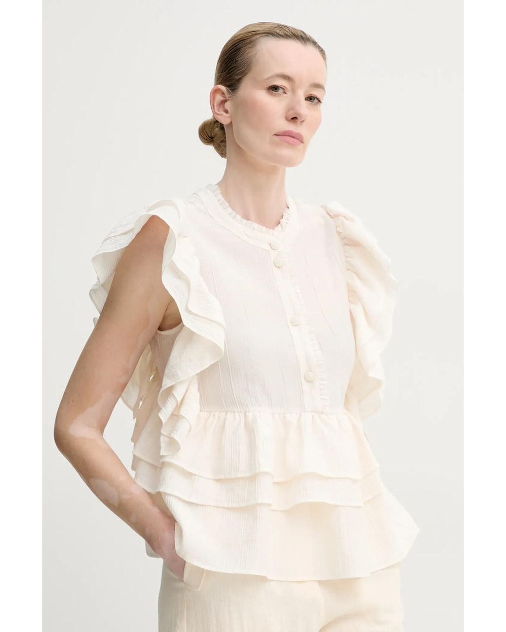 Camicetta Fulton di Munthe in Natural