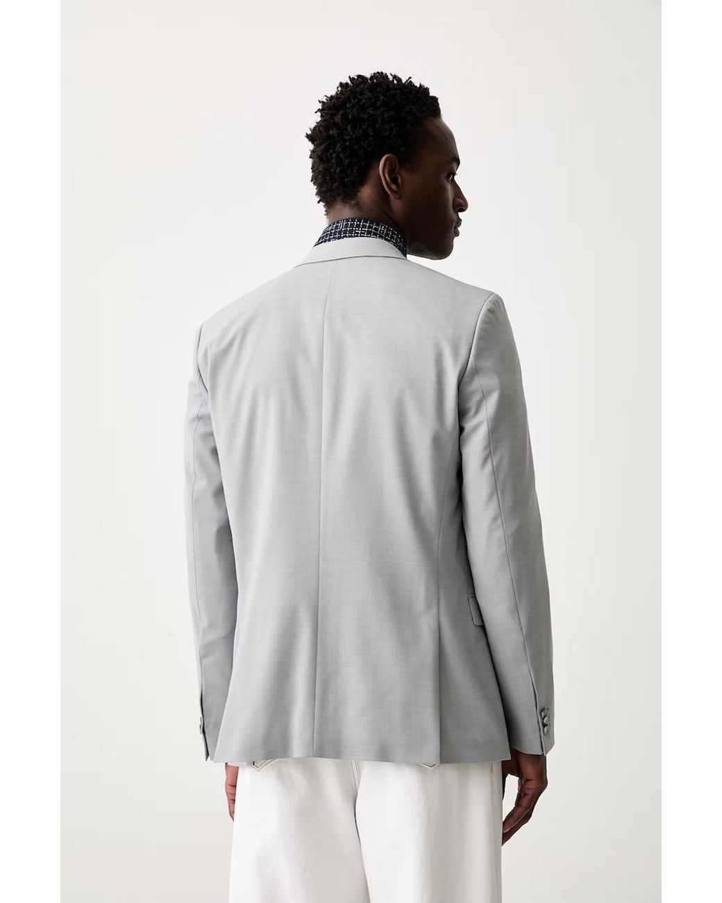 Giacca Monopetto Da Uomo Con Lana di HUGO in Gray da Uomo