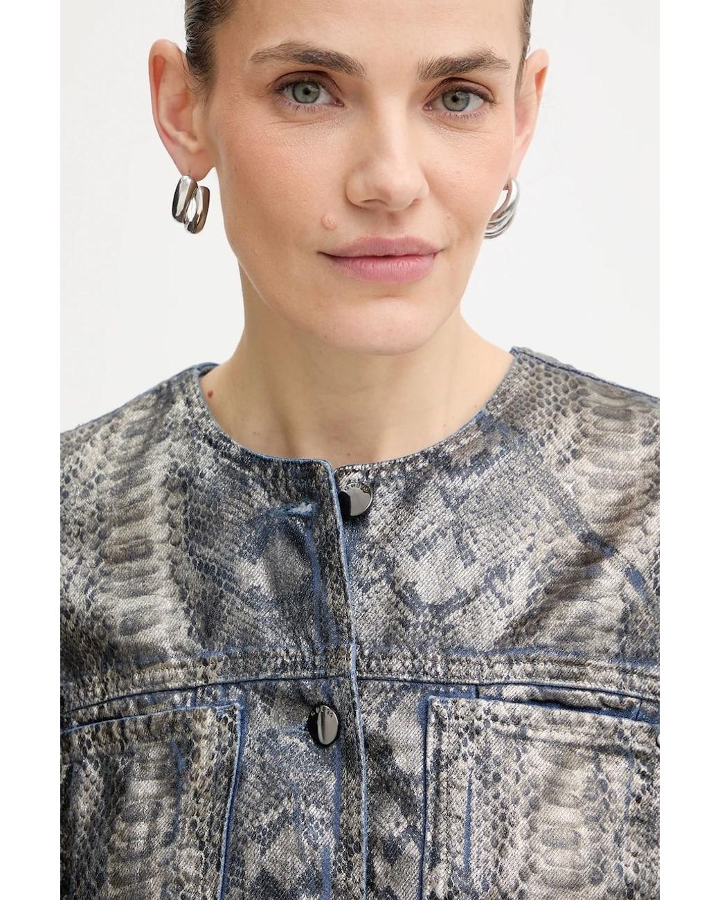 Giacca Tersa di Guess in Gray