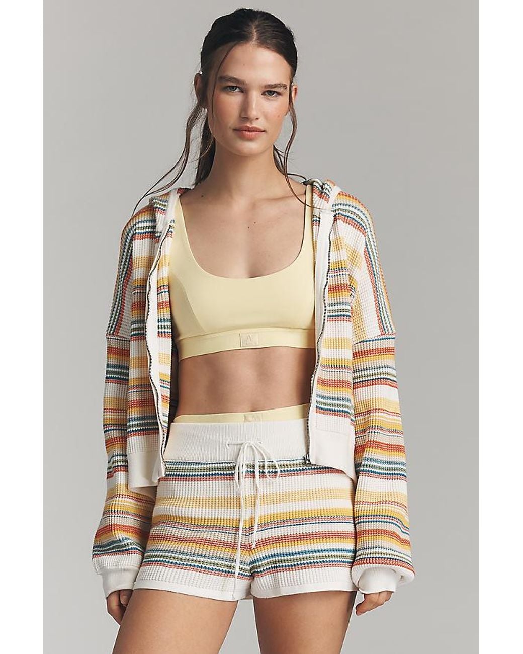 Daily Practice Natural Thermal Knit Shorts