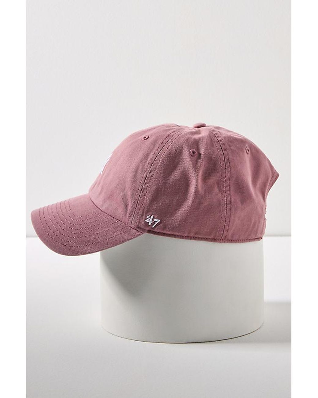 '47 Pink Mlb Mini Logo Baseball Cap