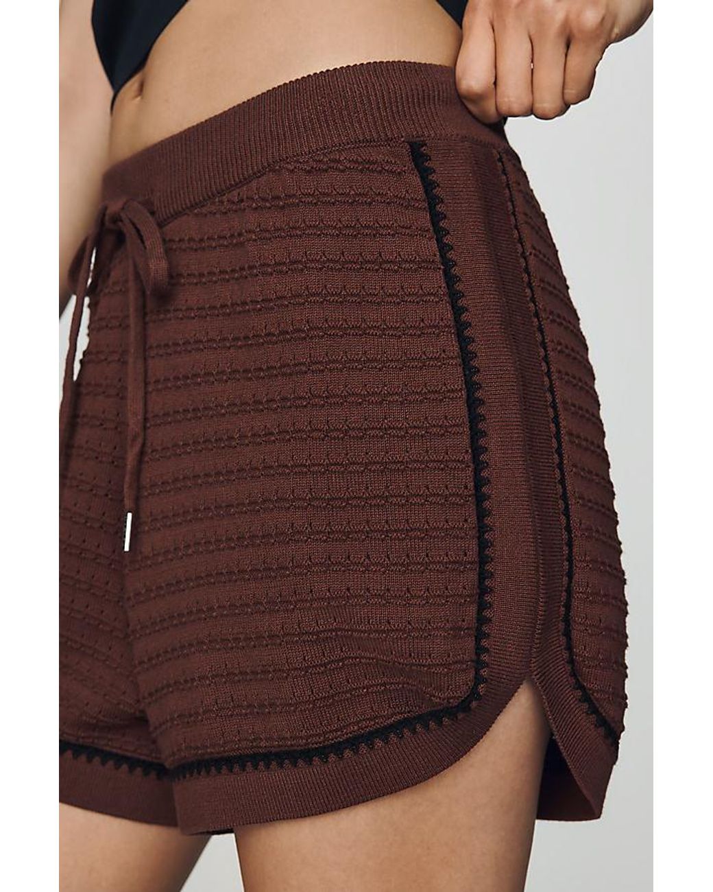 Varley Blue Modern Knit Shorts