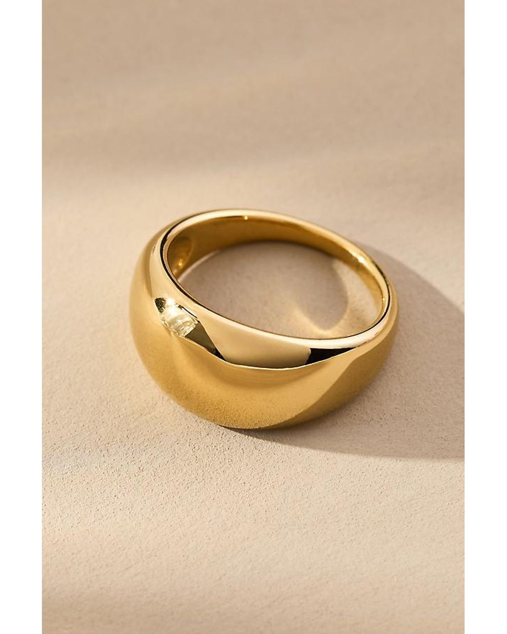 By Anthropologie Natural Water-Resistant Dome Ring