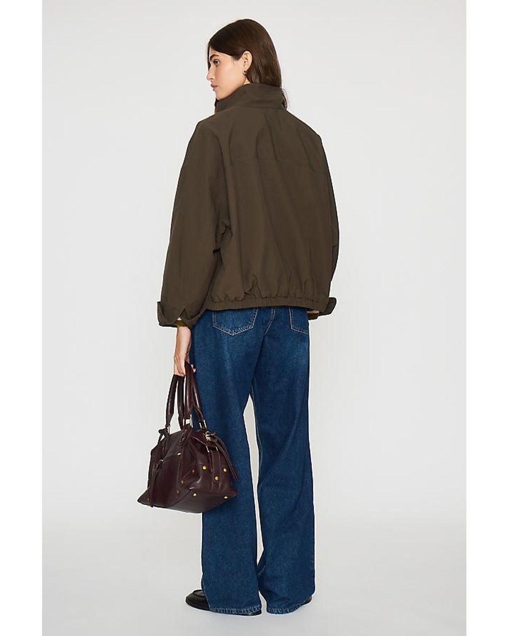 SELECTED Blue Pernille High-Neck Jacket