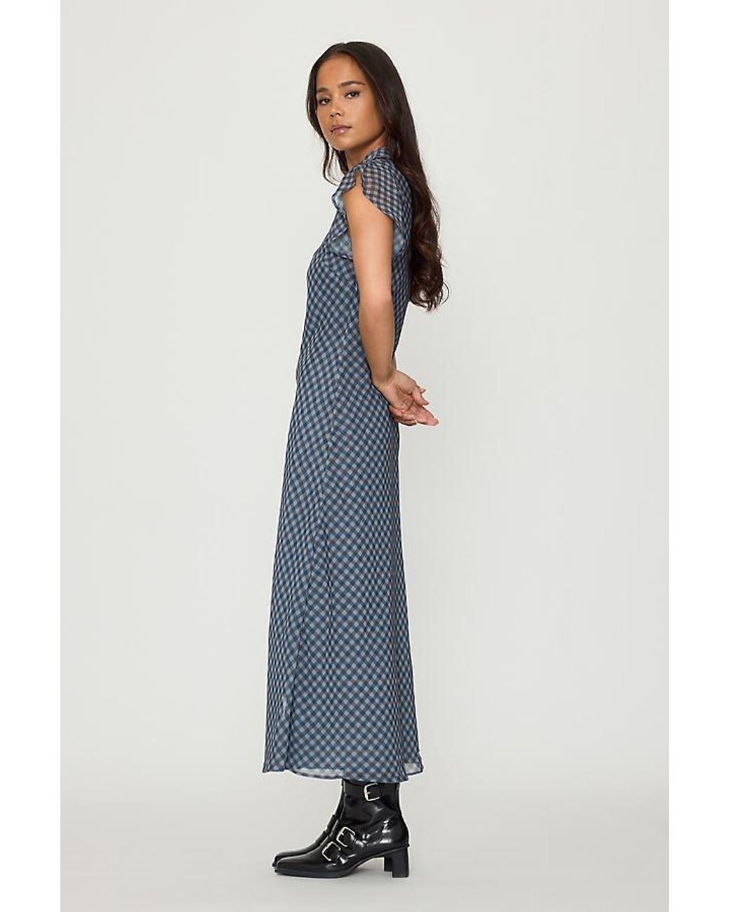 Damson Madder Blue Hudson Midi Dress