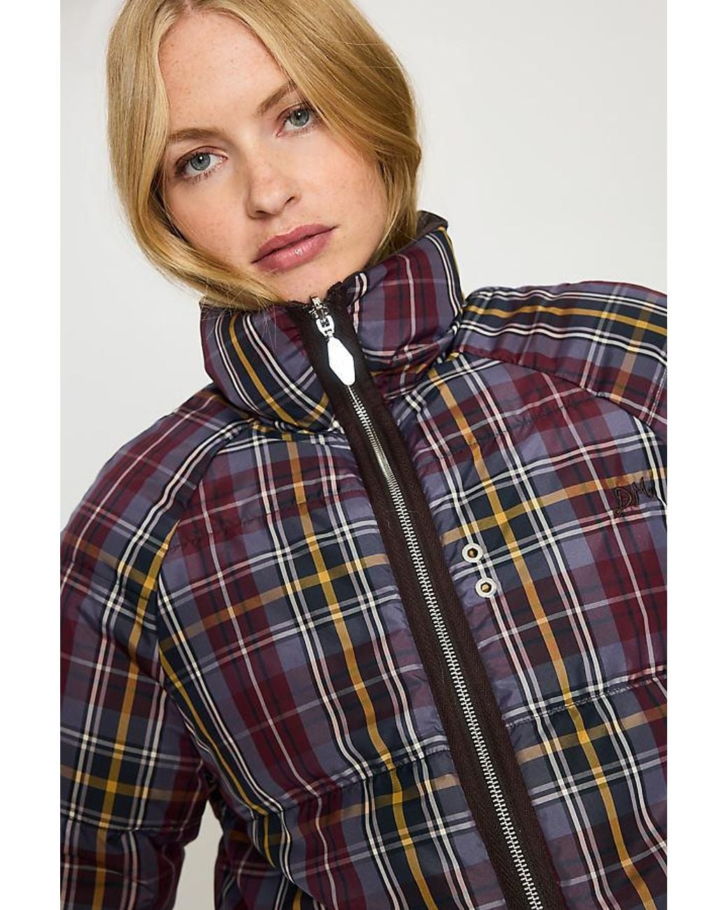 Damson Madder Black Reversible Opal Puffer Jacket