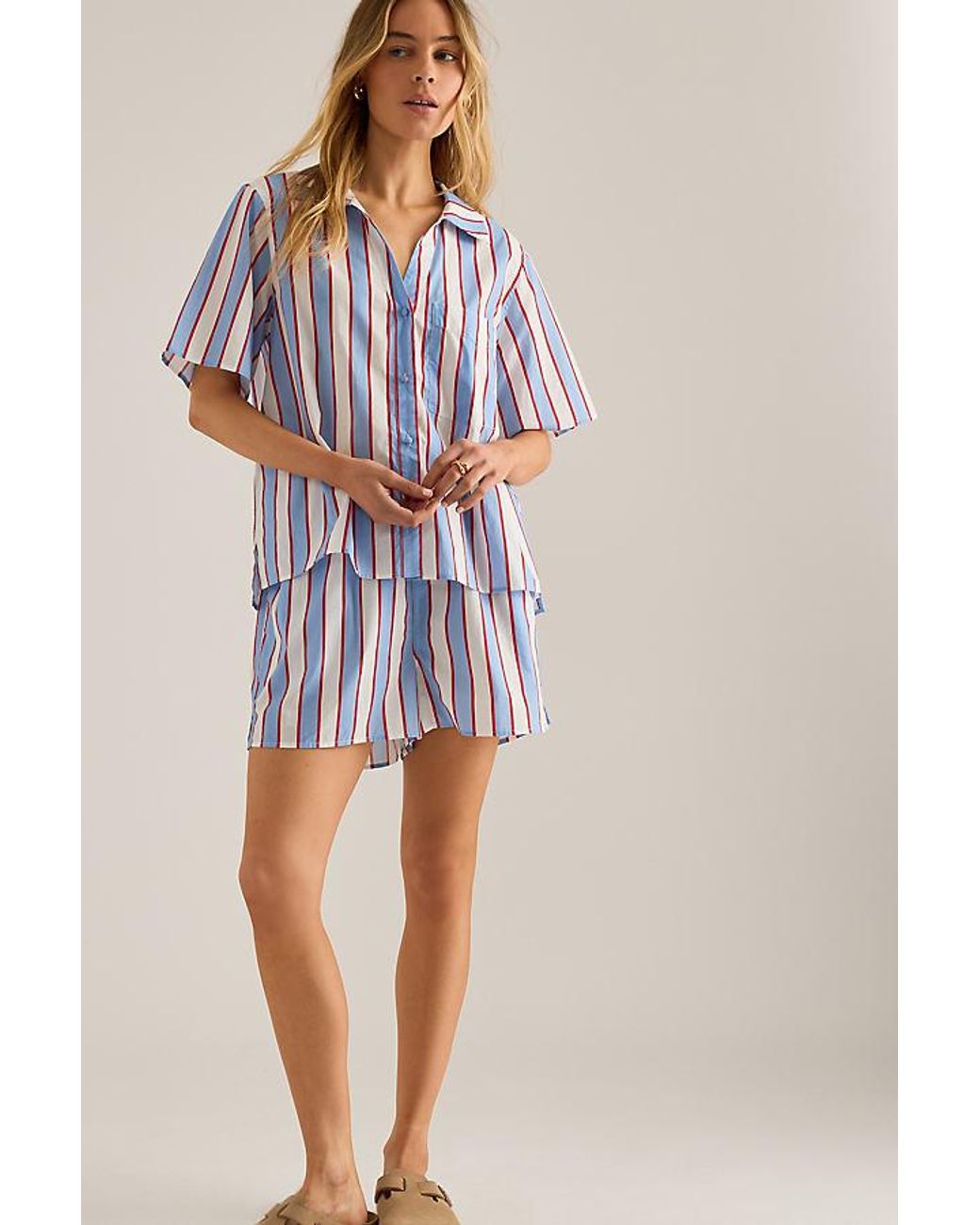 It's 9pm Blue Matilda Short Pyjama Set