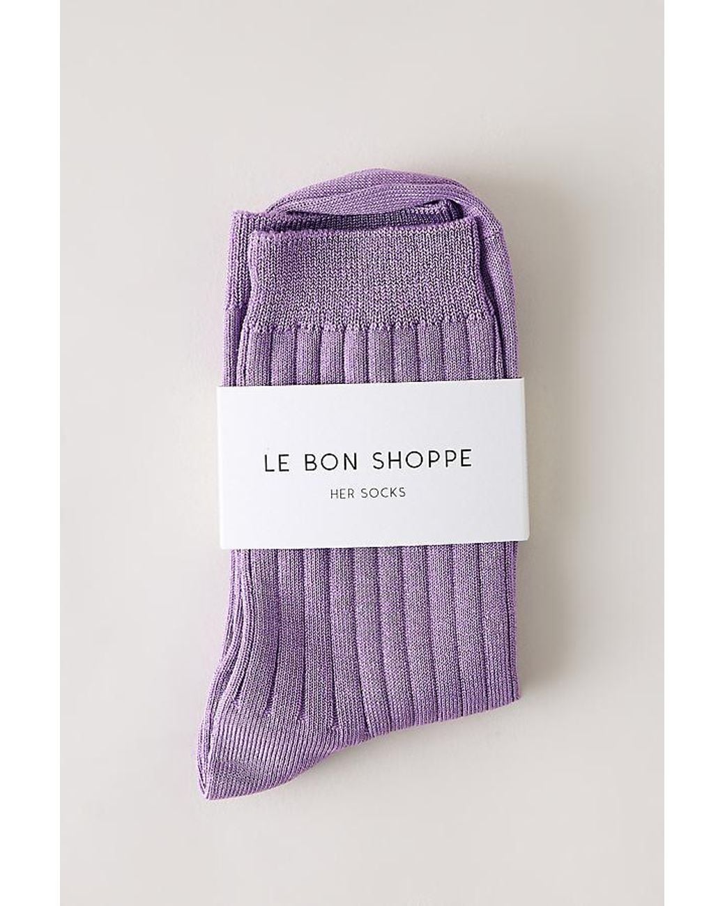 LE BON SHOPPE Purple Socks