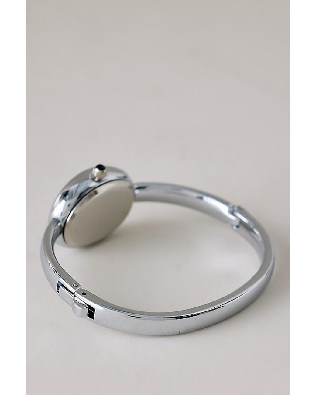 By Anthropologie Gray Hinge Cuff Watch