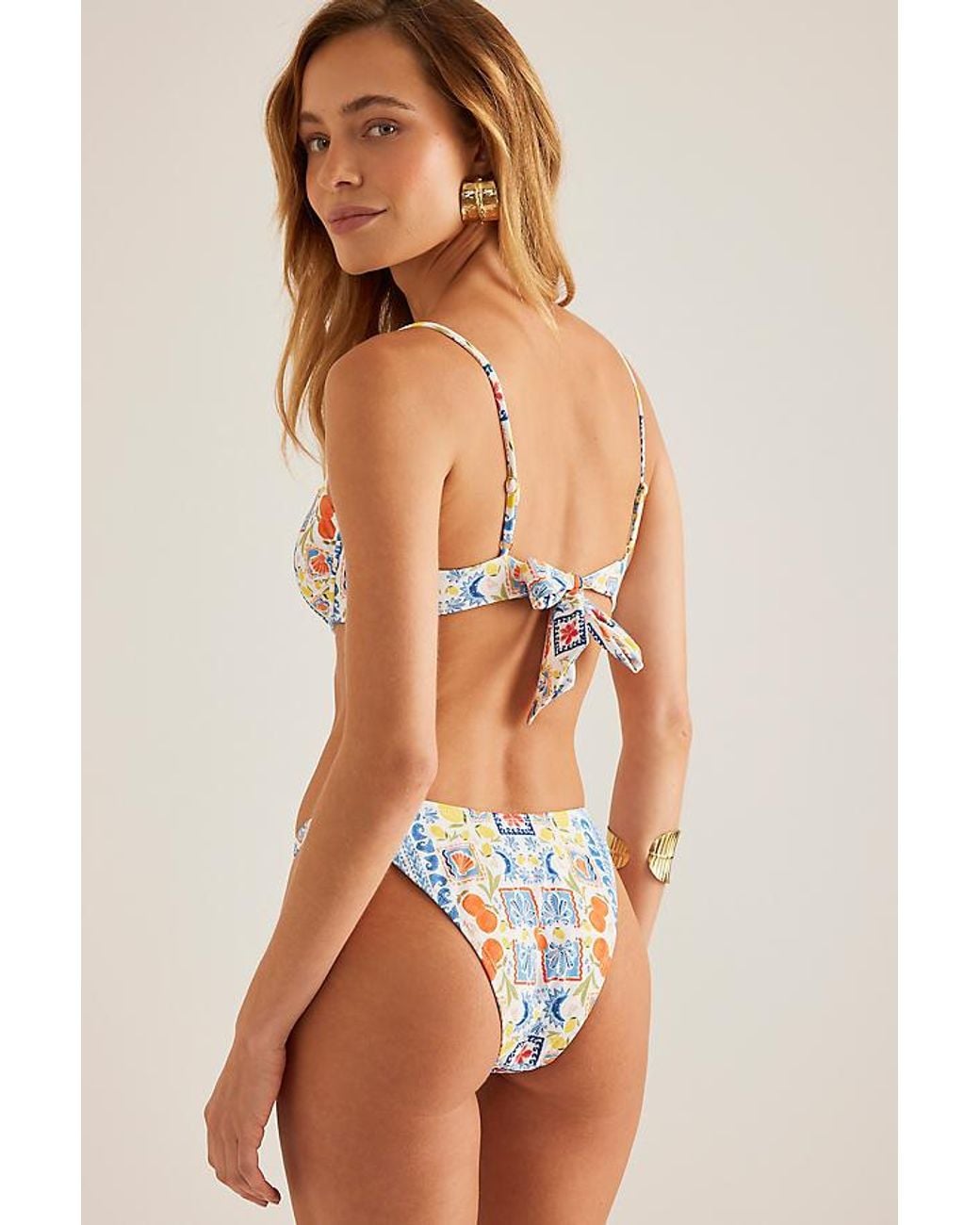 Away That Day Brown Maui Bikini Bottoms