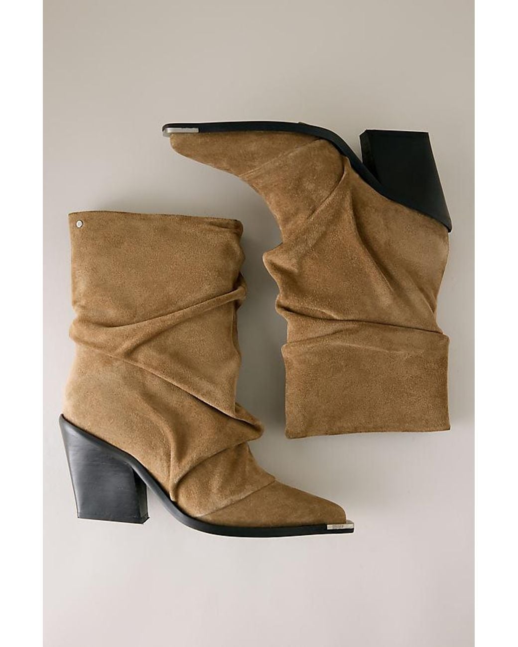 Bronx Natural Slouch Kole Ankle Boots