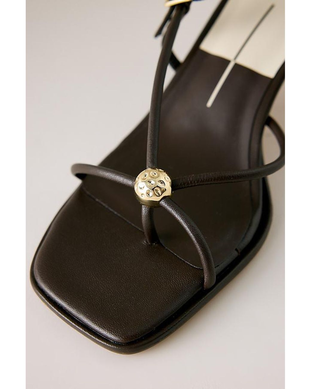 Dolce Vita Metallic Mylee Strappy Kitten Heels