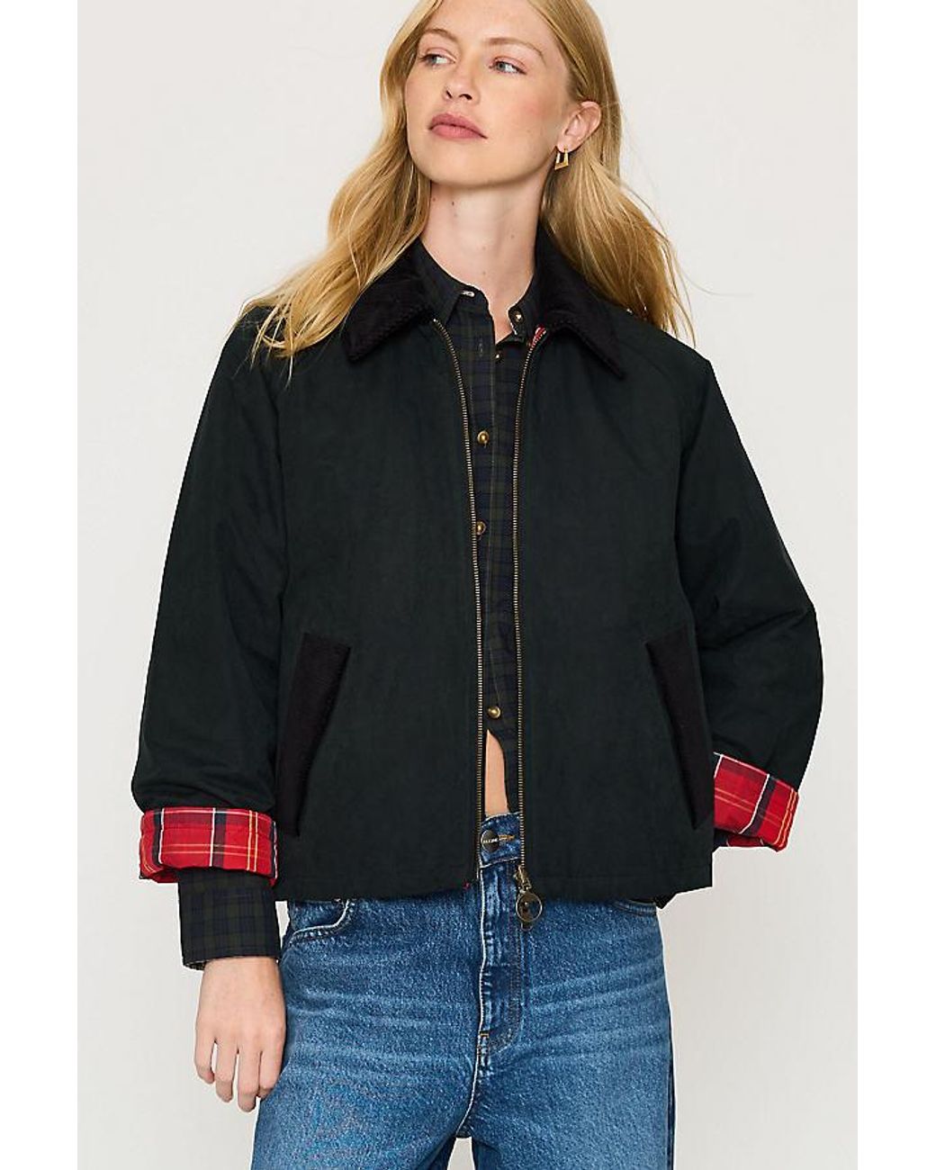 Barbour Blue Dawn Reversible Casual Jacket