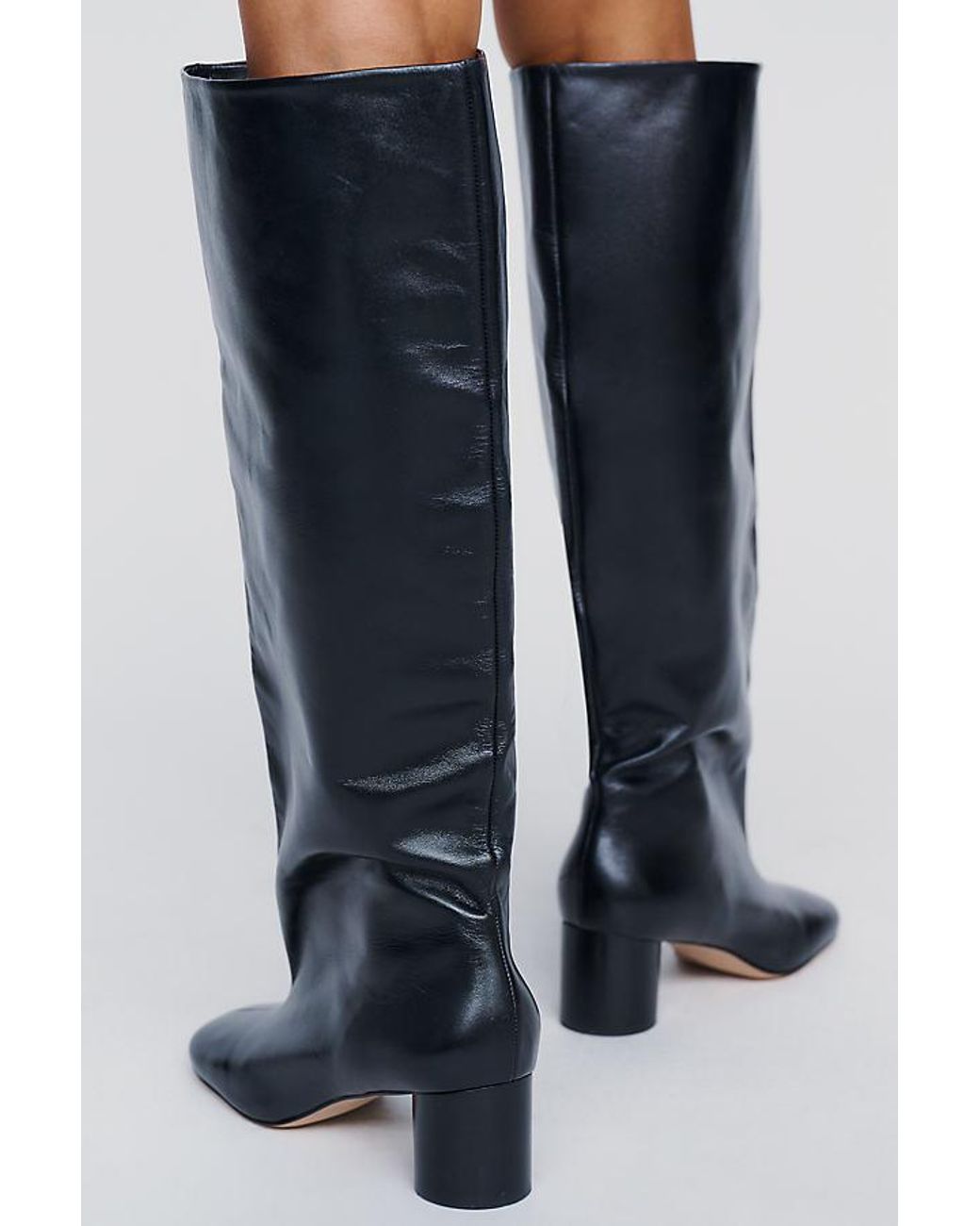Maeve Black Tall Straight Boots