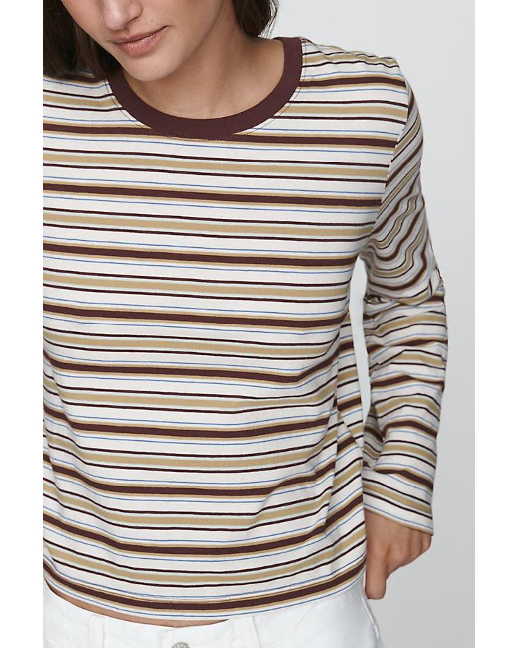 By Anthropologie Multicolor Evelyn 100% Cotton Everyday Top