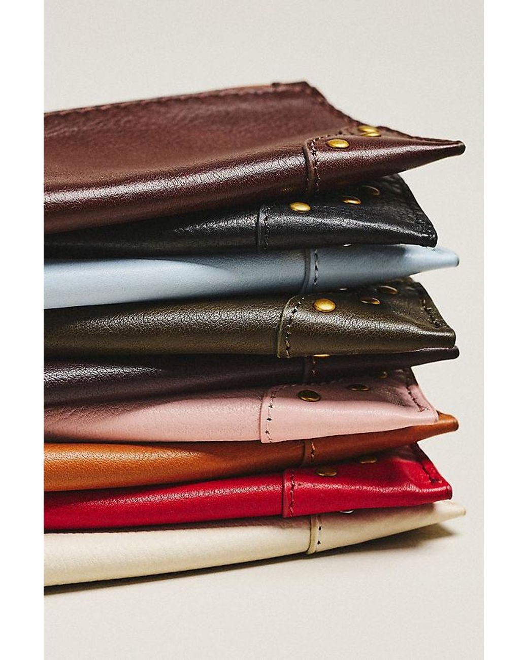 By Anthropologie Natural Arina Leather Card Case