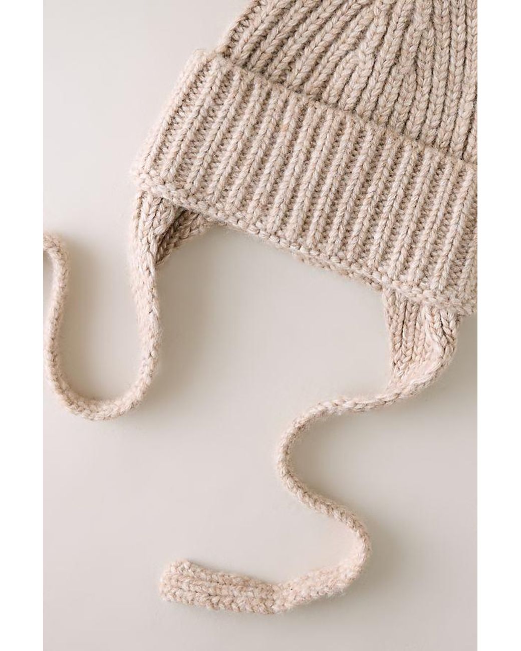 By Anthropologie Natural Beanie Bonnet