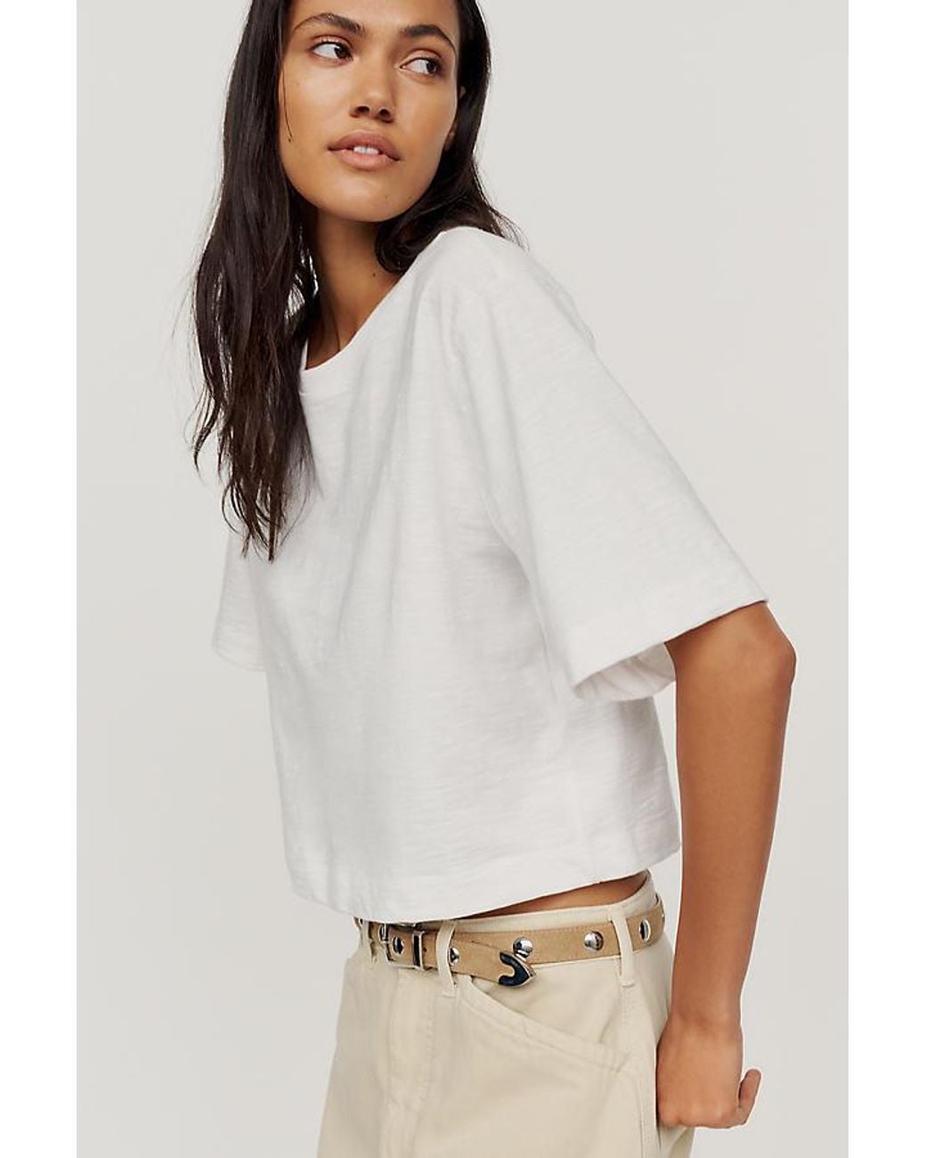 Maeve Black The Corey Short-Sleeve Boxy T-Shirt By