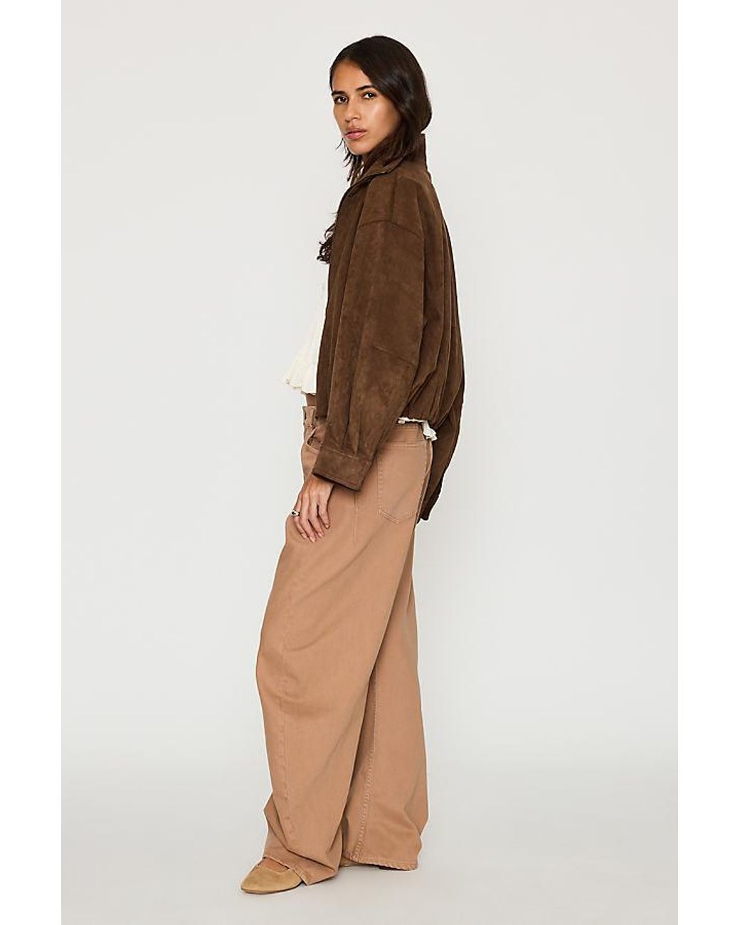 By Anthropologie Green The Mollie Low-Rise Barrel Jeans