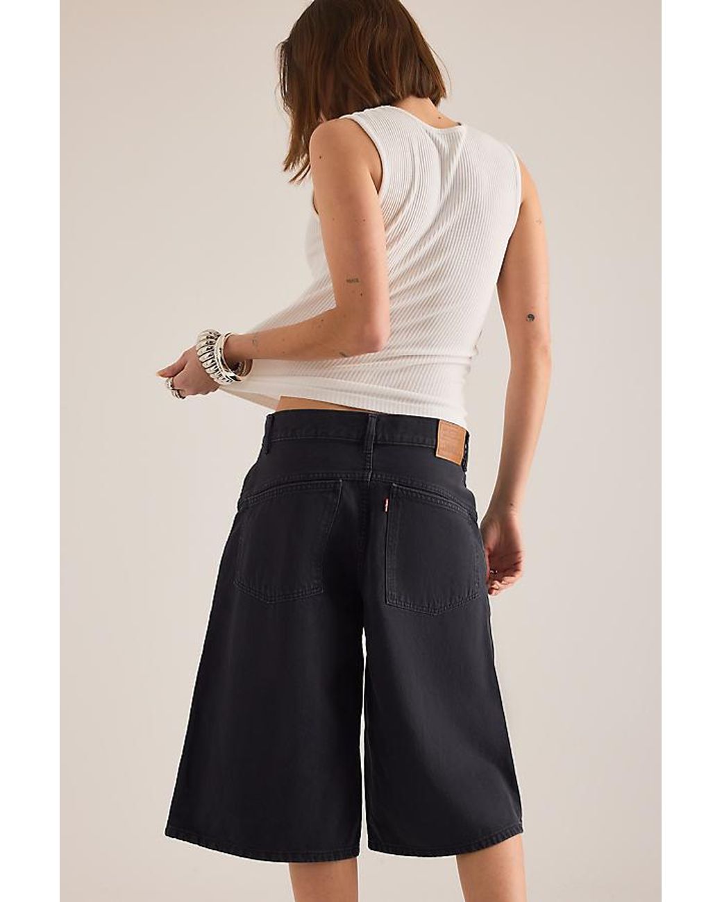 Levi's Black Super Baggy Jorts