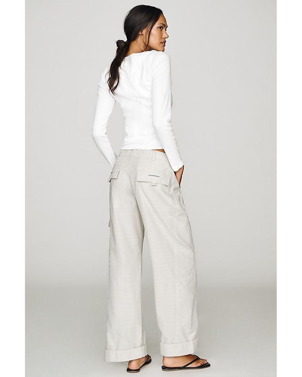 Pilcro Gray Cade Utility Cargo Pants