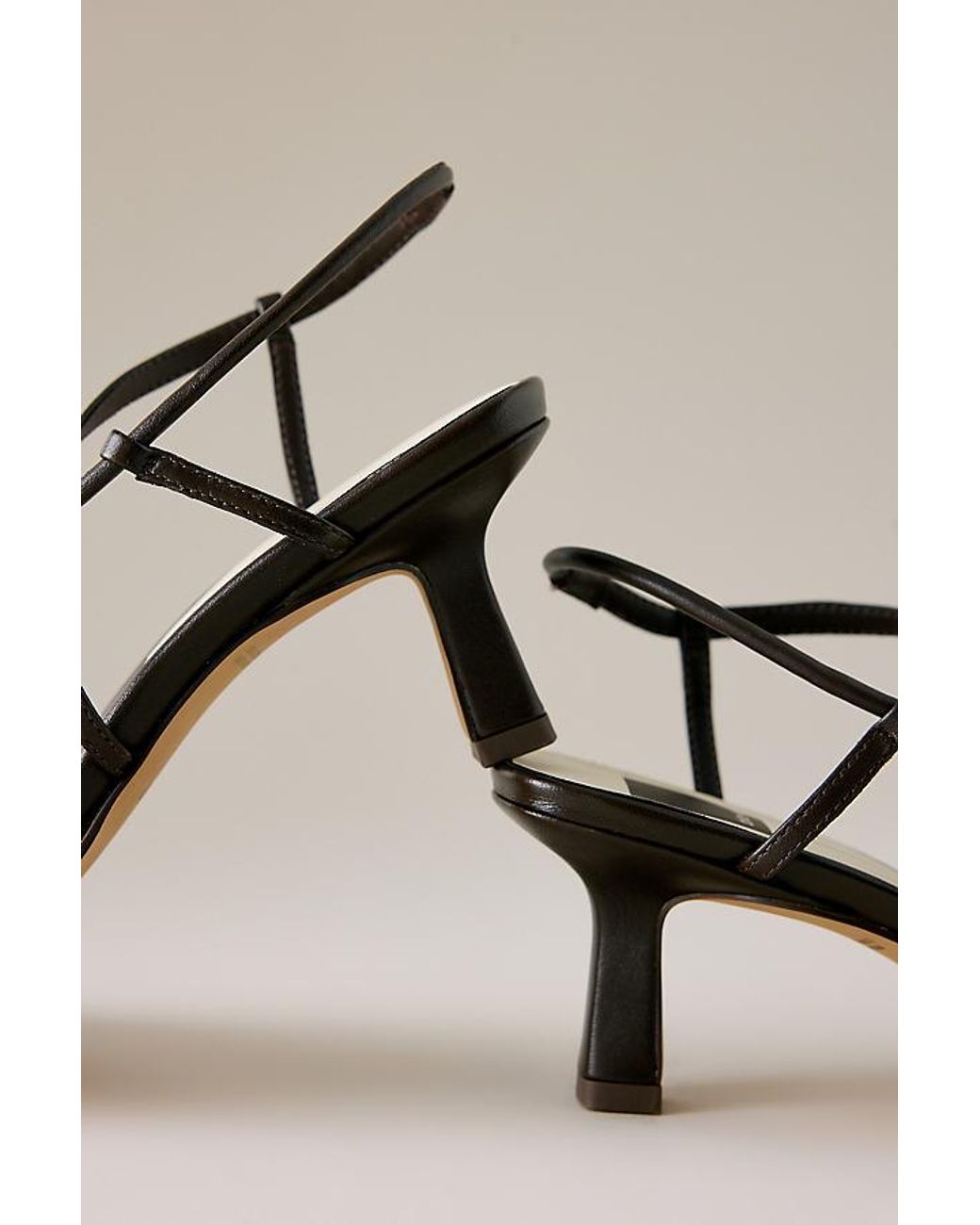Dolce Vita Metallic Mylee Strappy Kitten Heels