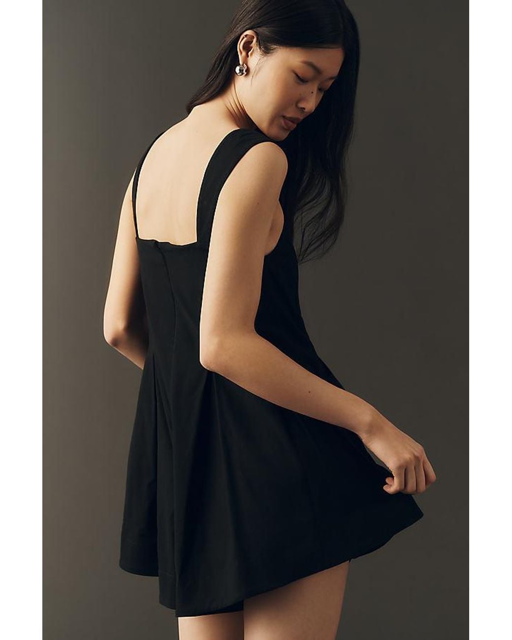 Maeve Black Sleeveless Swing Playsuit