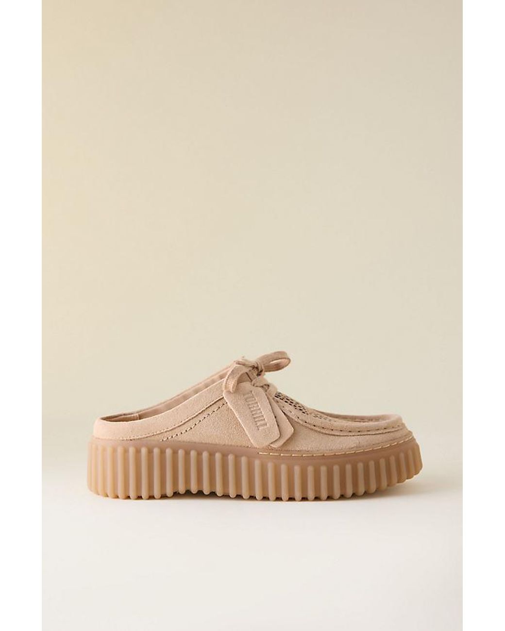 Clarks Natural Clarks Torhill Nubuck Mules