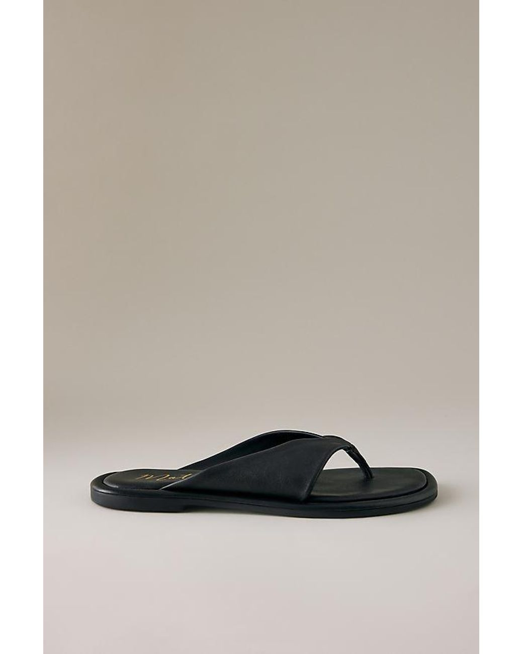 Matisse Black Mirage Thong Sandals