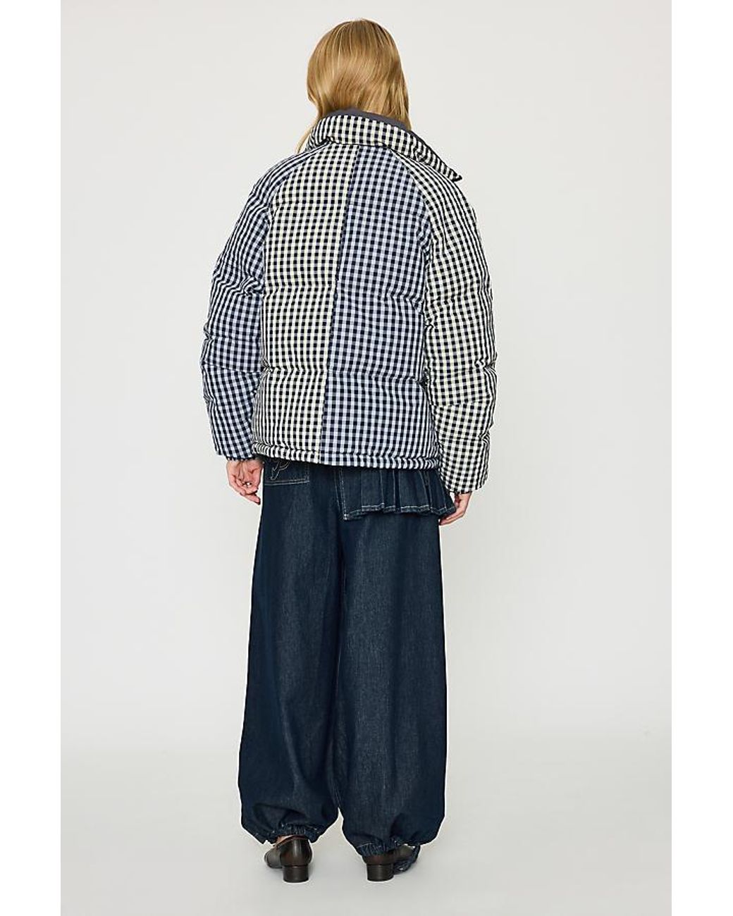 Damson Madder Blue Reversible Opal Puffer Jacket