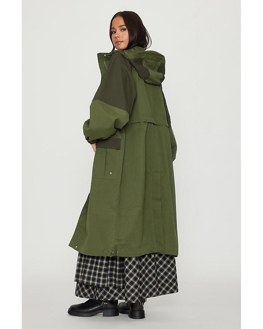 Damson Madder Green Logan Waterproof Raincoat