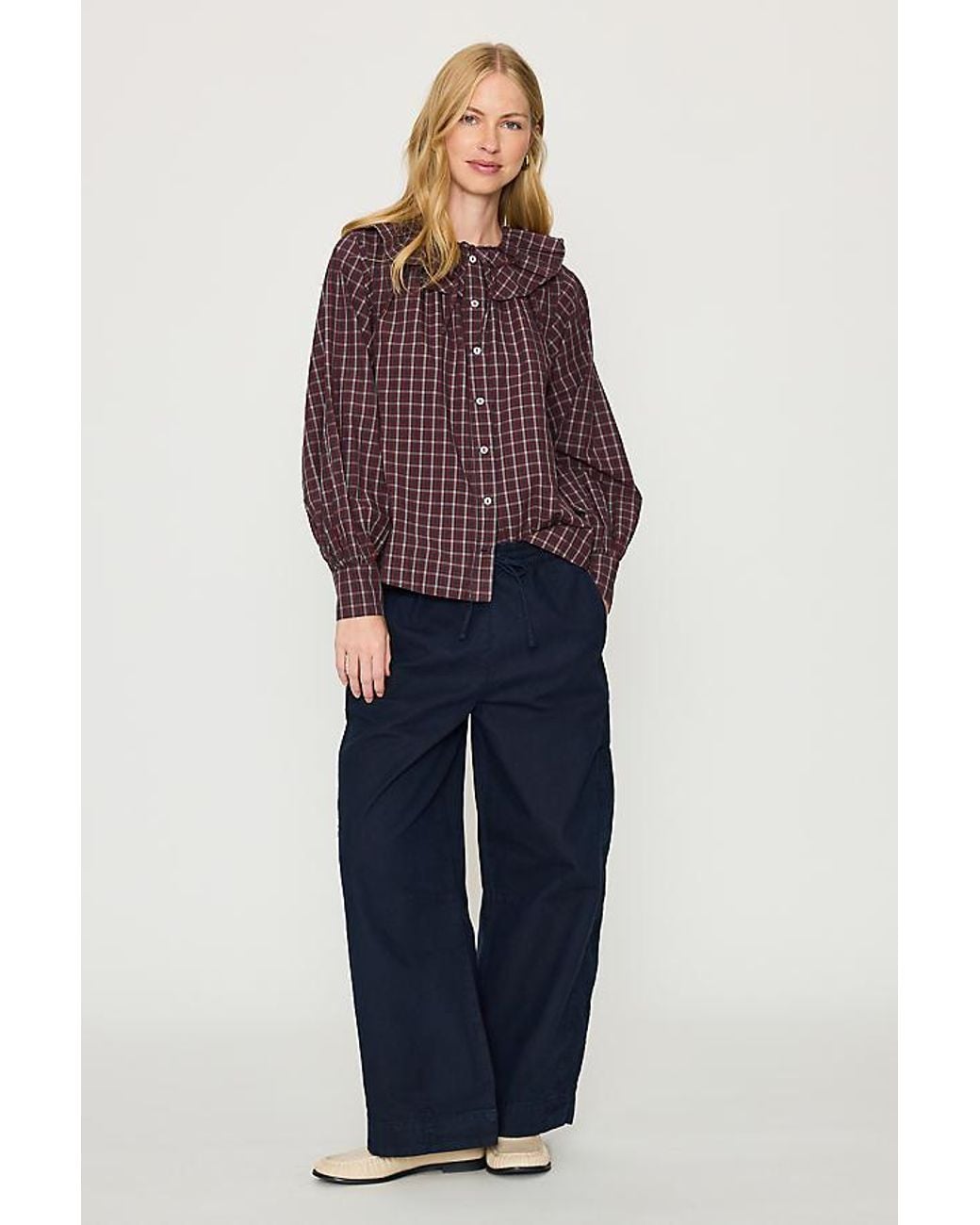 Damson Madder Purple Colette Reversible Blouse