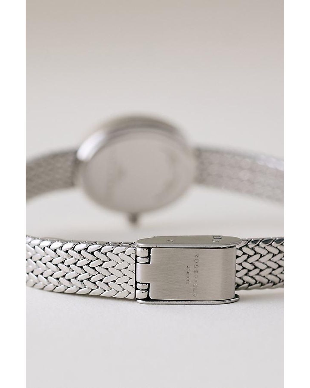 ROSEFIELD Metallic Mini Oval Quartz Watch